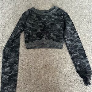 Black Camo Active Longsleeve